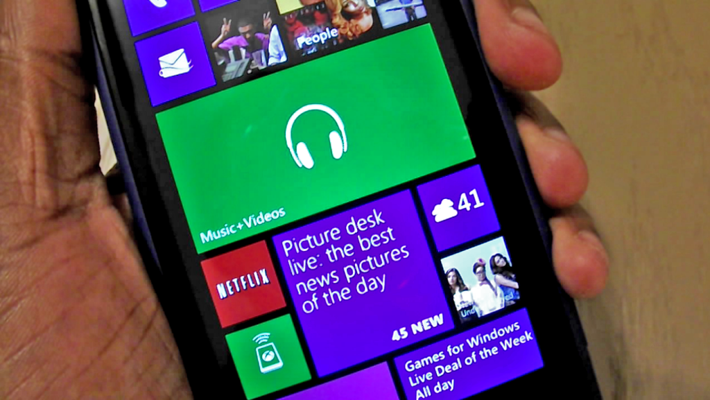 Windows Phone 8 Homes screen