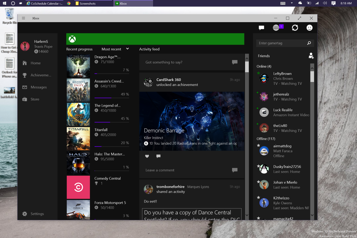 Xbox windows 10