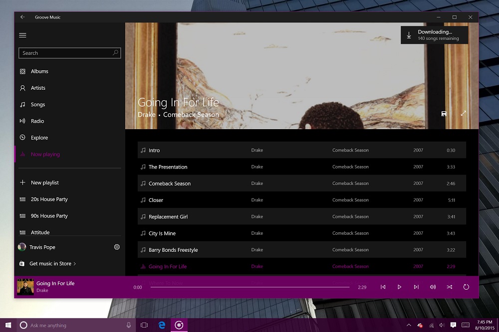 groove music half missing album art