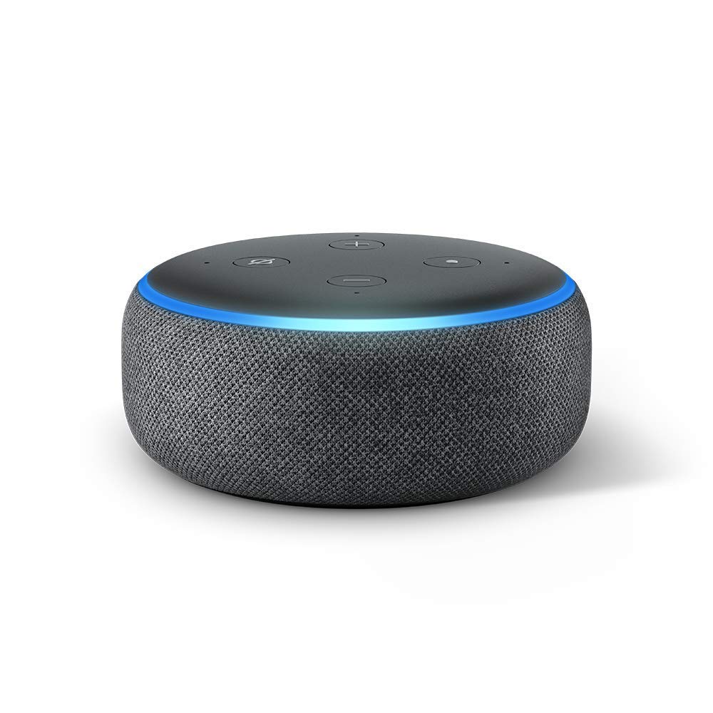 The Amazon Echo Dot.