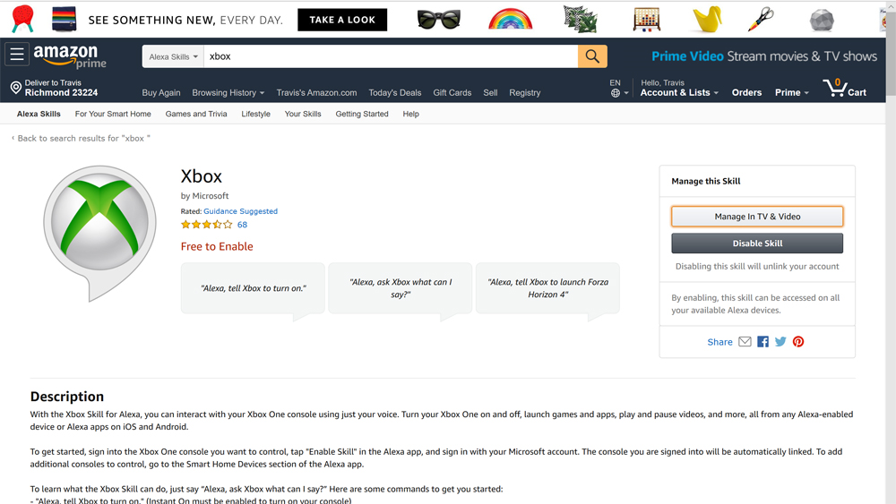 Alexa skills xbox one new arrivals