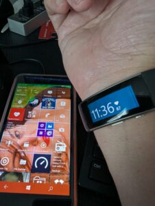 Lumia 640 XL and Microsoft Band 2